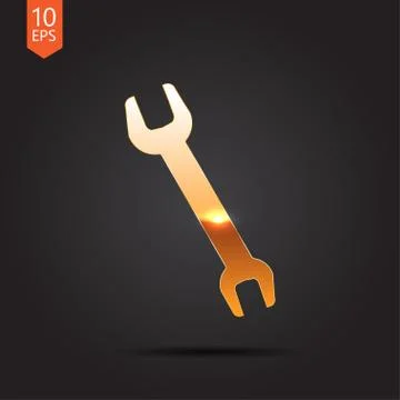 Adjustable wrench Stock Illustration