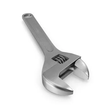 Adjustable Wrench Stock Illustration