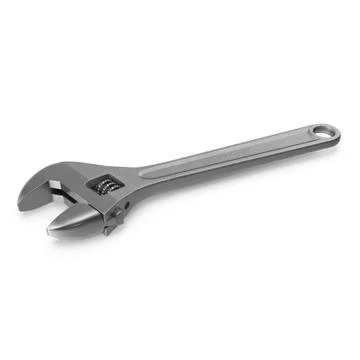 Adjustable Wrench Stock Illustration