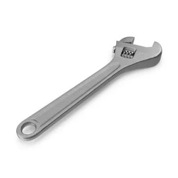 Adjustable Wrench Stock Illustration
