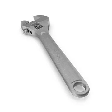Adjustable Wrench Stock Illustration