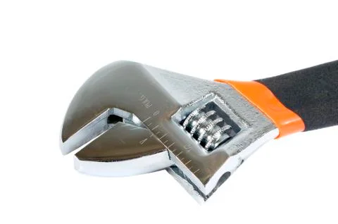 Adjustable wrench Foto stock