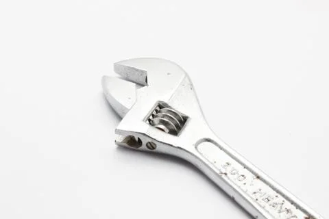 Adjustable wrench 库存照片