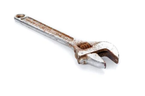 Adjustable wrench Foto stock