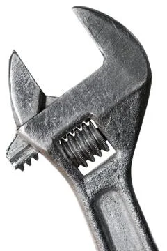 Adjustable wrench tool Stock Photos