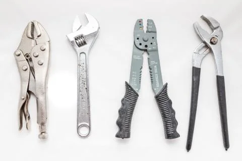 Adjustable wrenches Stock Photos