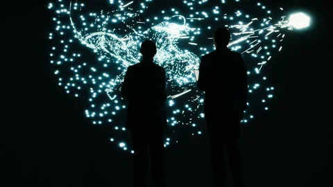 Adjusting AI parameters, machine learning model and engineering team Stock Footage 329652738