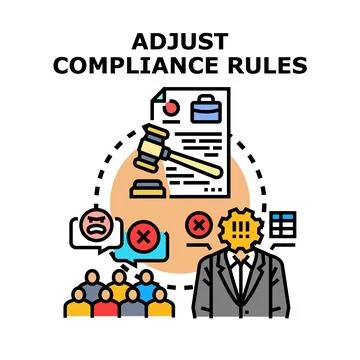 Adjusting compliance rules and regulatory policy Illustration