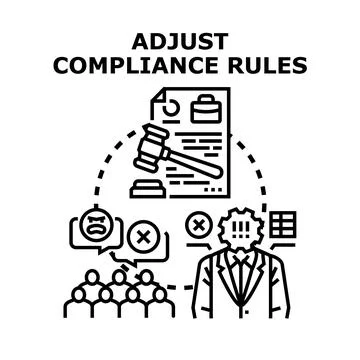 Adjusting compliance rules and regulatory policy Illustration