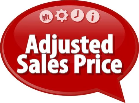 Adjusting Entry Business term speech bubble illustration Stock Illustration