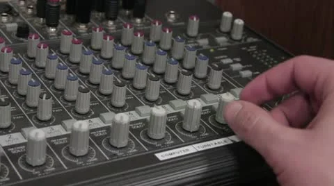 Adjusting Levels Video stock 10800713