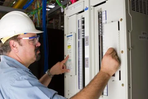 Adjusting the power levels Stock Photos