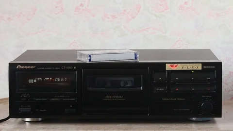 Adjusting the recording level Stock Footage 88983724