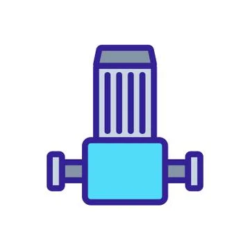 Adjusting water pump icon vector outline illustration 스톡 일러스트