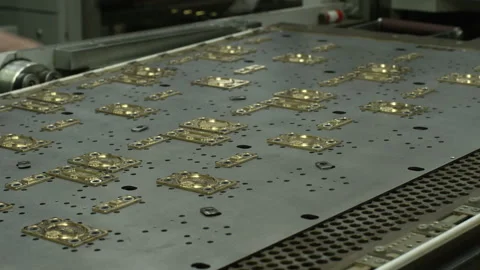 Adjustment of the printing form in the right position Stock Footage 89912462