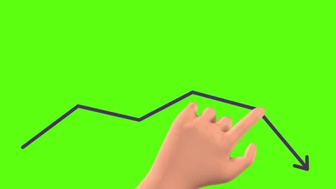 Adjustment of the schedule. Human hand. Management. Green background. Stock Footage 296035402