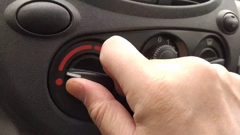 Adjustment of switches in the car. Stock Footage 125982908