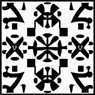 Adkinra-inspired pattern Stock Illustration