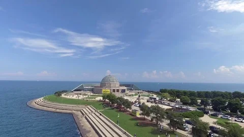 Adler Planetarium Chicago Stock Footage 71842243