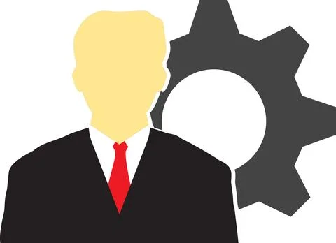 Admin and maintenance sign, admin sign, maintenance icon, user icon, People.. Stock Illustration