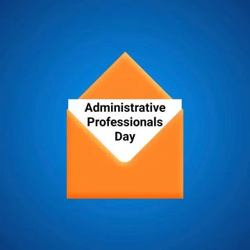 Admin Day Greeting Card Stock-Illustration