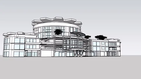 Administration Building.#01 Stock Footage 251828836