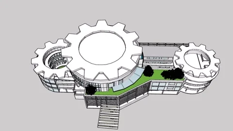 Administration Building.#02 Stock Footage 251828799