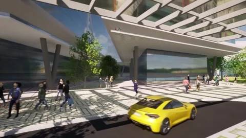 Administration complex.#02 Stock Footage 251842314