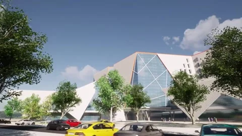 Administration Complex.#04 Stock Footage 251842256