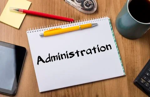 Administration - Note Pad With Text Images gratuites