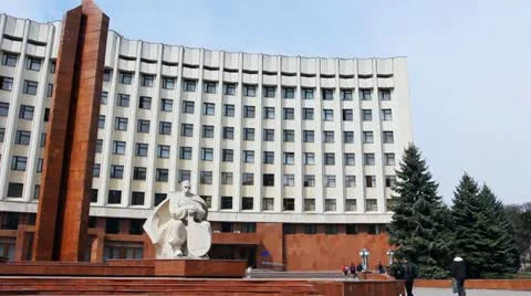 Administration Panorama Right To Left Video stock 11179462