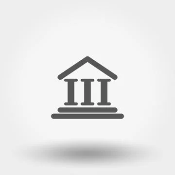 Administrative building. Icon Stock Illustration
