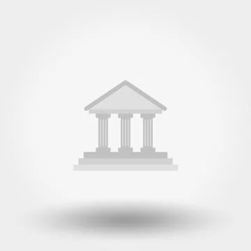 Administrative building. Icon. Stock Illustration