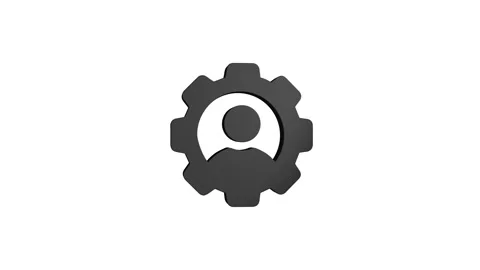 Administrator 3D rendering rotating gear mechanism wheel for teamwork succe.. 動画素材 313465645