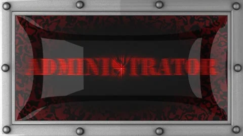 Administrator on led Stock Footage 8663643