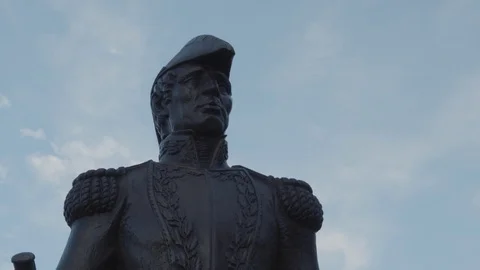 Admiral William Brown Statue, Dublin Stock Footage 123767194