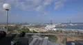 Admiring the view from Miramar Restaurant in Barcelona 4k or 4k+ Resolution