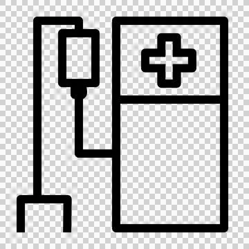 Admit in medical facility Stock Illustration