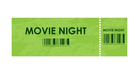 Admit one ticket with special design Stock Illustration
