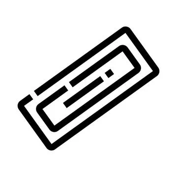 Admitting entry ticket, pass or coupon icon Stock Illustration