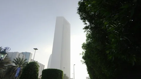 ADNOC Head Quarters Building in Abu Dhabi Vídeos de archivo 86603701