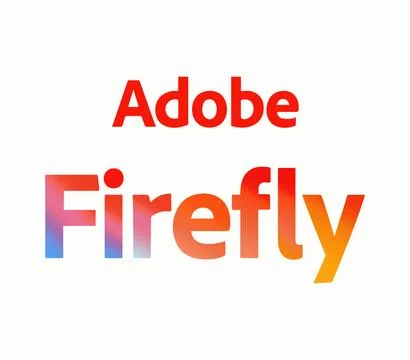 Adobe Firefly logo isolated on white - vector Ilustración de archivo