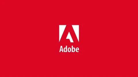 Adobe Logo Cut Out Video stock 157699459