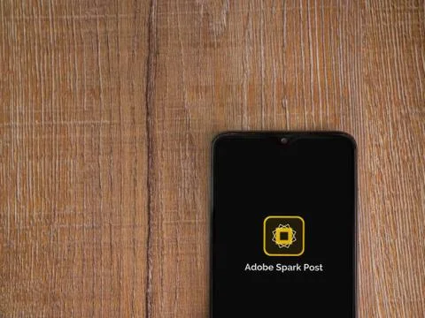 Adobe Spark Post - Graphic Design and Story Templates app launch screen with  Stock Photos
