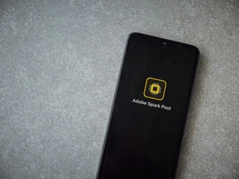 Adobe Spark Post - Graphic Design and Story Templates app launch screen with  Stock Photos
