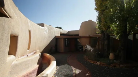 Adobe Style Atrium Stock Footage 40814238