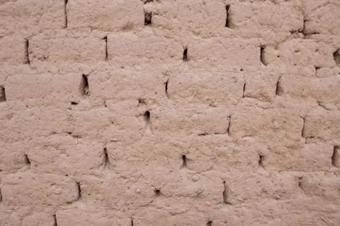 Adobe wall Foto stock