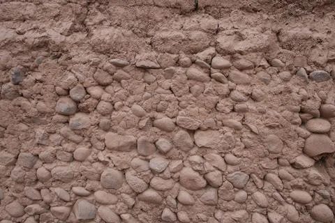 Adobe wall Foto stock