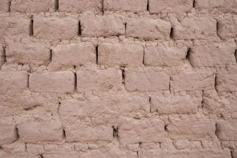 Adobe wall Foto stock