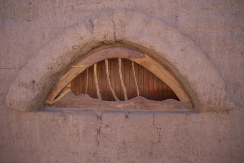 Adobe wall Foto stock